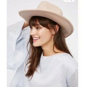 Free People Clean Slate Blush Pink Wool Hat